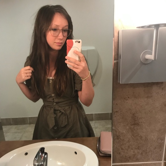 Brown Altar’d State button up dress/cover - Picture 3 of 5